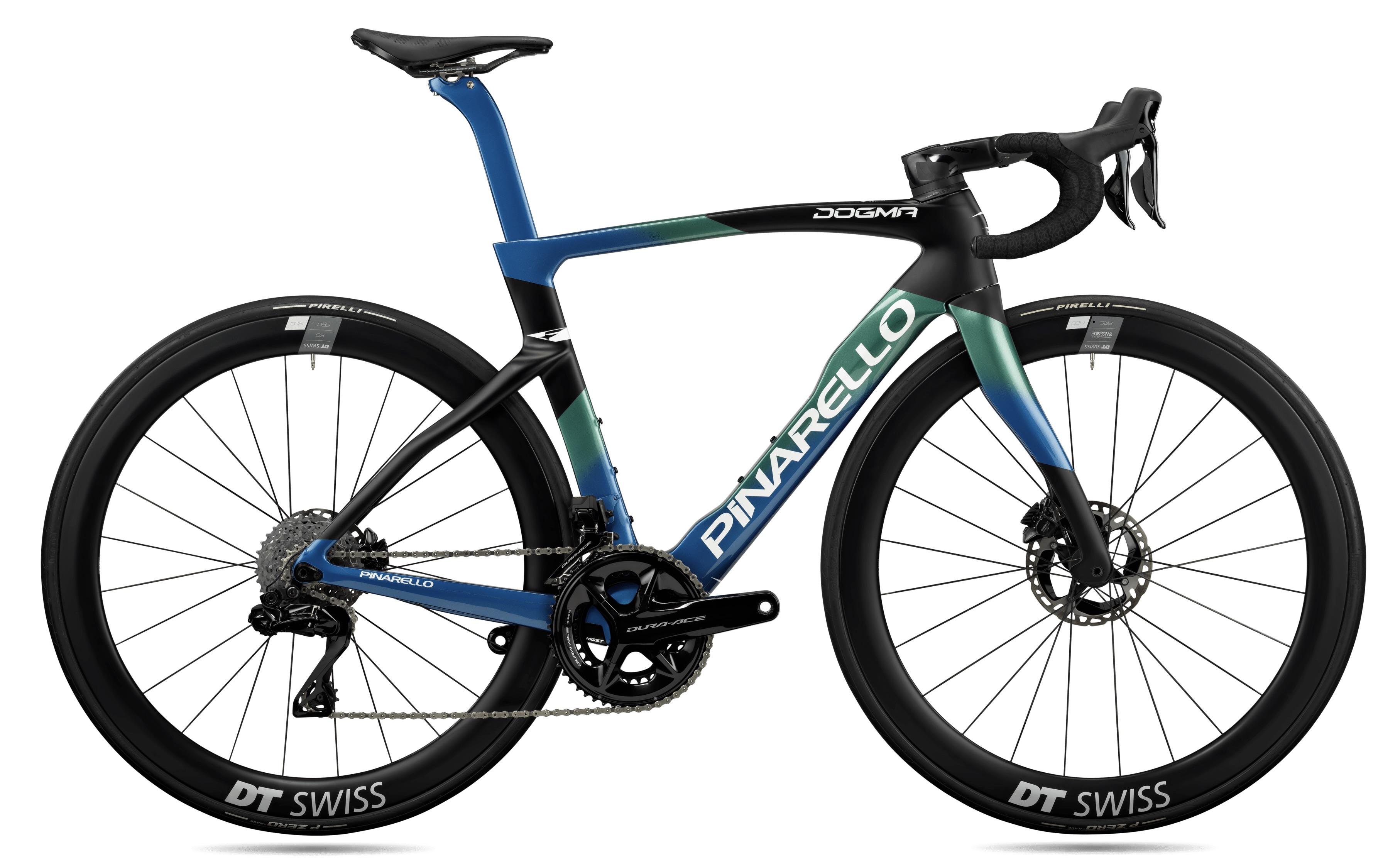 PINARELLO DOGMA F DISC NEBULA GREEN BLUE DURA ACE Di2 Velo7