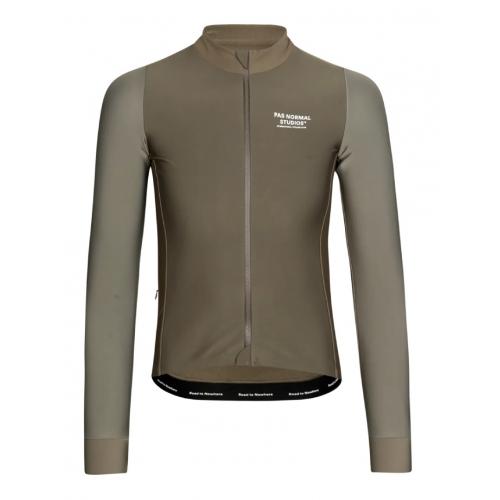 MECHANISM THERMAL LONG SLEEVE JERSEY - EARTH / DARK STONE