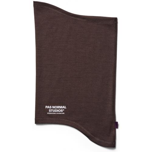 PAS LOGO MERINO NECKTUBE - LIGHT BROWN
