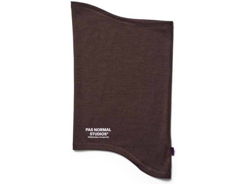 PAS LOGO MERINO NECKTUBE - LIGHT BROWN