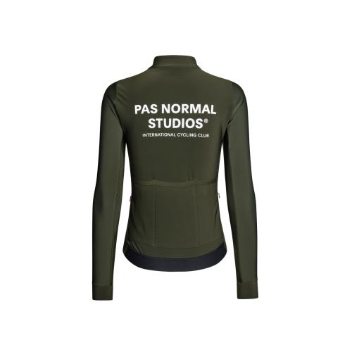 WOMEN'S MECHANISM THERMAL LONG SLEEVE JERSEY - EARTH / DARK STOR